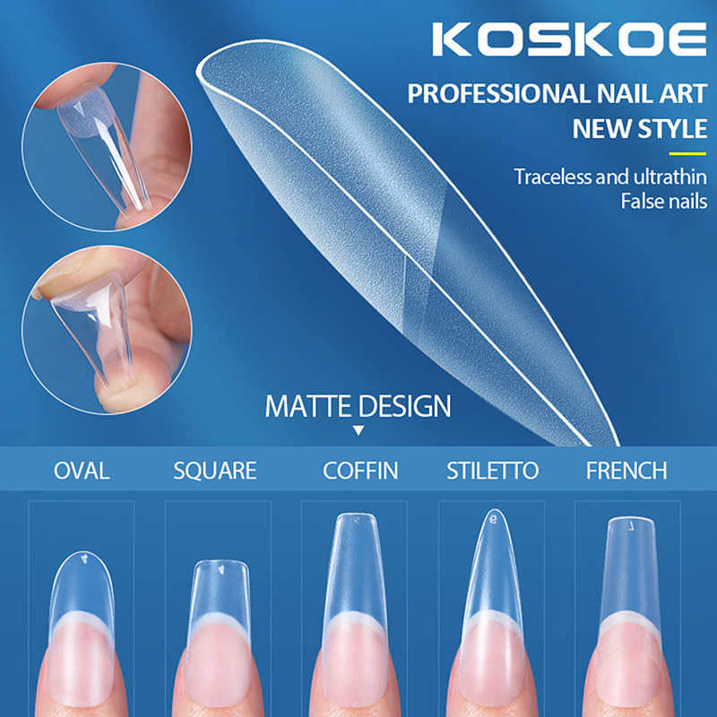 Nail Art Xl - マットプレスオンネイルチップ ソフトフルカバーフェイクネイル コフィン型つけ爪 カプセルネイル アメリカンジェルXカプセル ネイルエクステンションアート