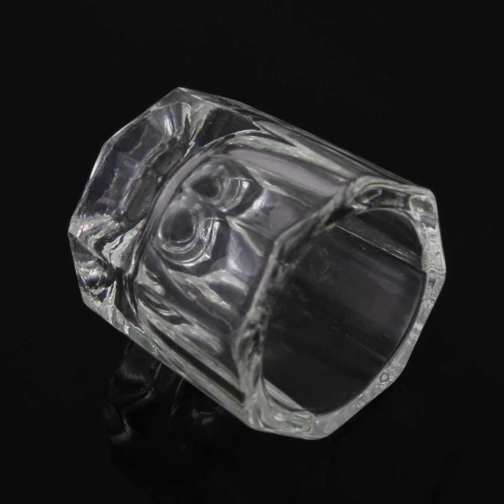 Acrylic Powder Clear - ミニクリアアクリルパウダーボウル クリスタルガラスカップ ネイルアートツール リキッドカップ アクリルダッペンディッシュカップ