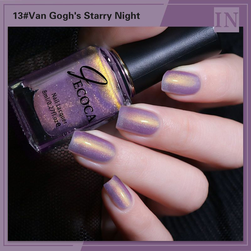 レーザーグリッターマニキュア,3 in 1,水ベース,8ml - Nail Art Rainbow のレビューと価格