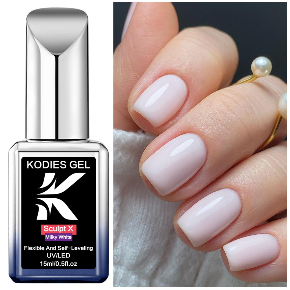 KODIESジェルビルダーネイルジェルインアボトルミルキーホ - Nail Art Xl のレビューと価格