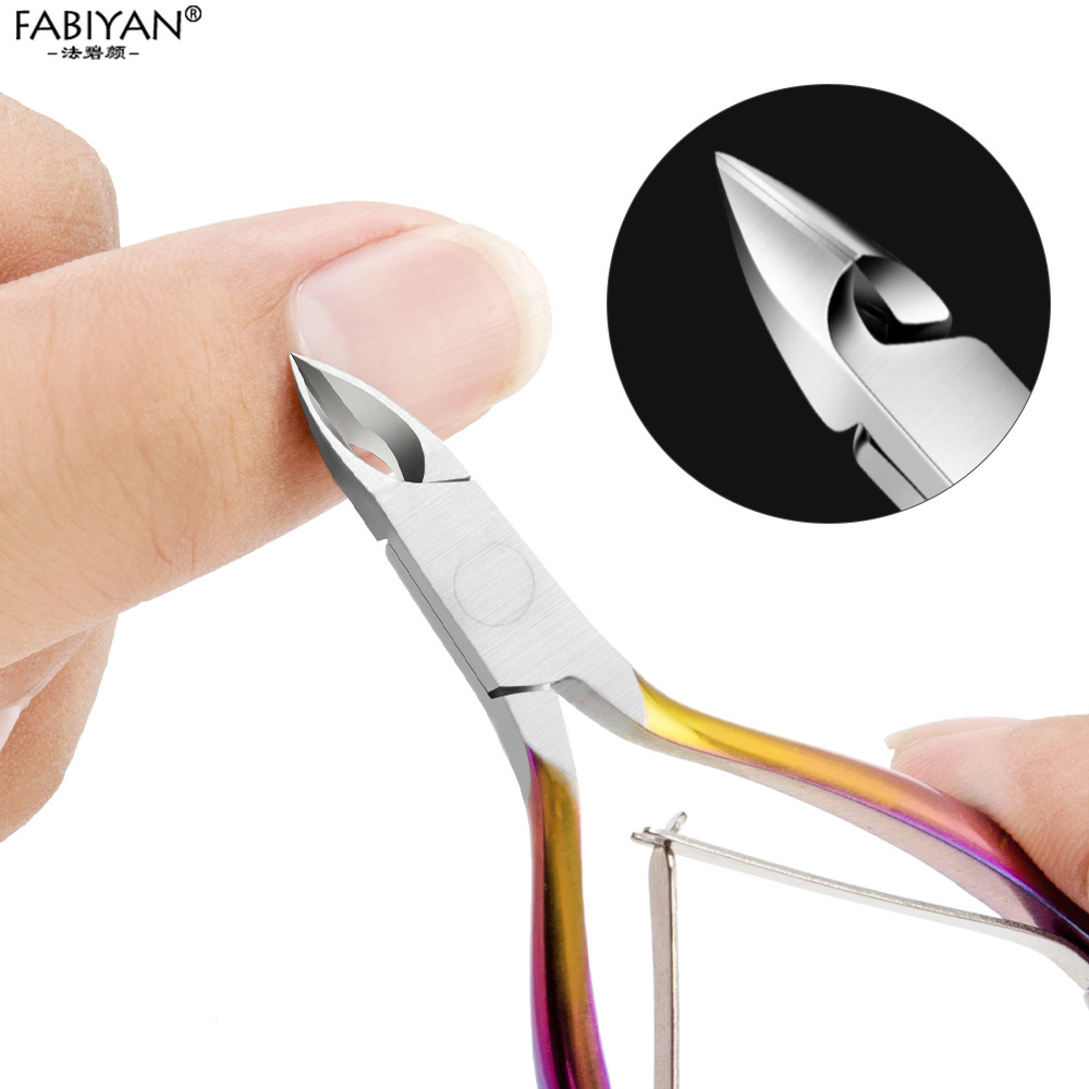 ステンレス鋼キューティクルニッパークリッパー角質リムーバーシ - Nail Art Rainbow のレビューと価格