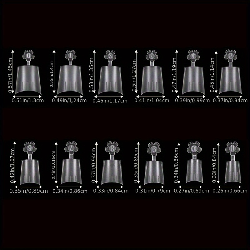 ミディアムスクエアネイルアートフェイクネイルステッカー、ソフ - Nail Art Xl のレビューと価格