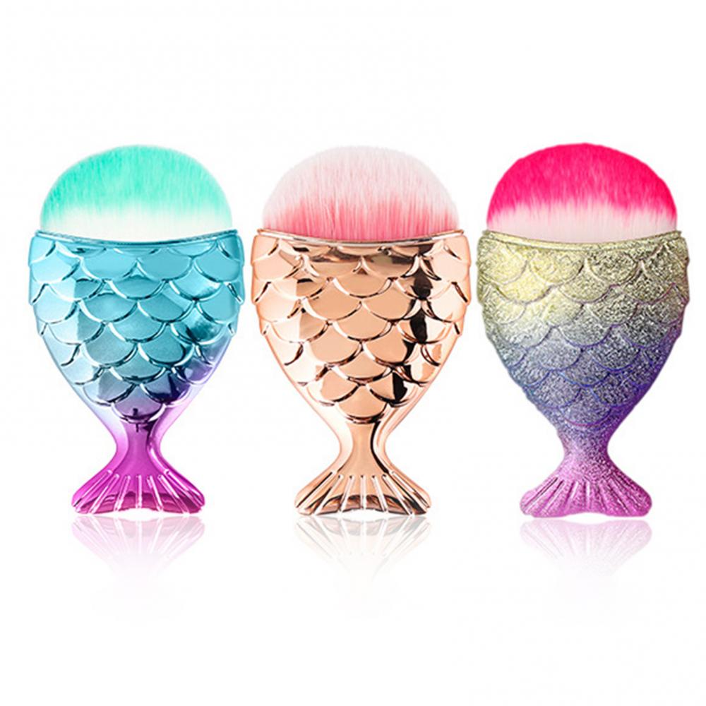メイクブラシマーメイドテールデザインソフトネイルアートブラシ - Nail Art Xl のレビューと価格
