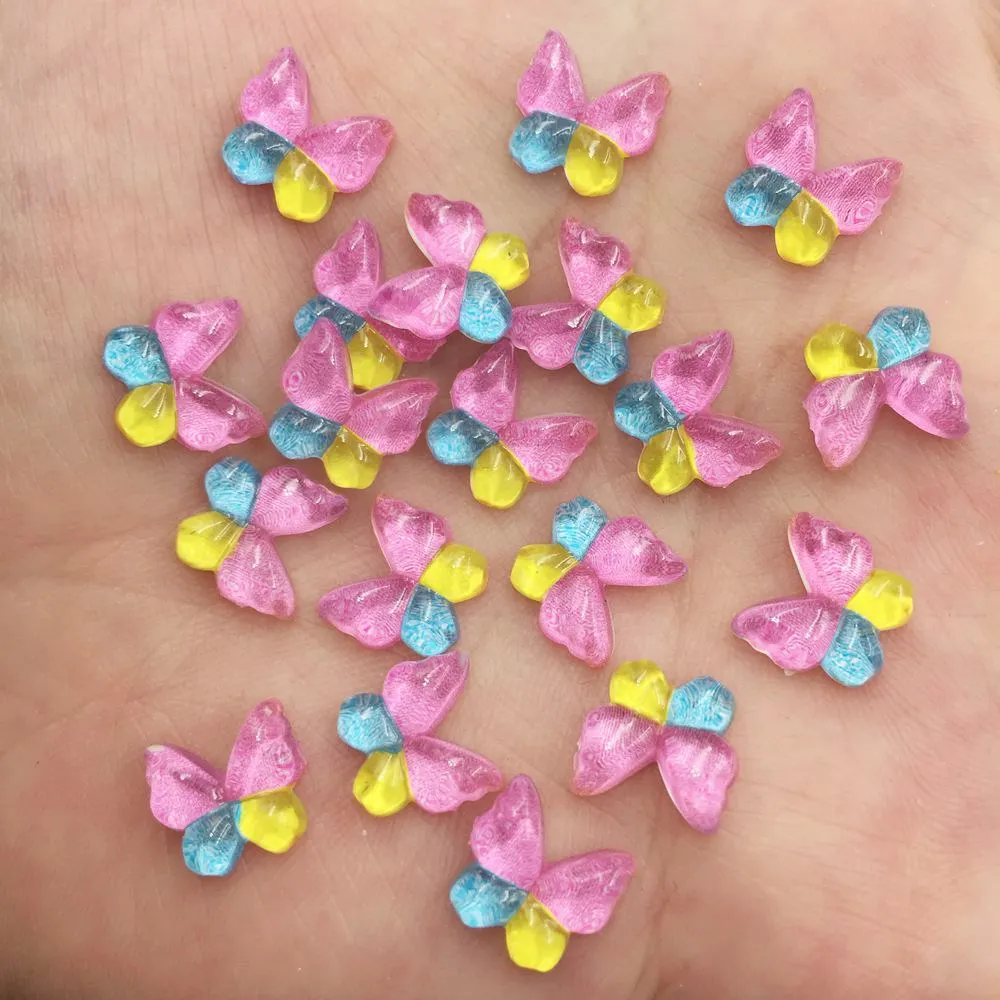 カワイイミニバタフライフラットバックラインストーン、レジング - Nail Art Inspo のレビューと価格