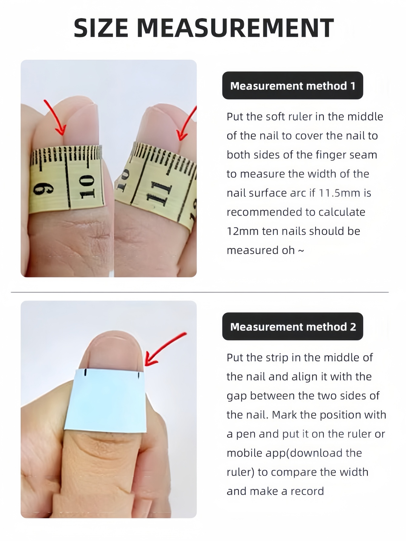 10個入りの短い四角形の装着可能なネイル、細かいグリッターパ - Nail Art Inspo のレビューと価格