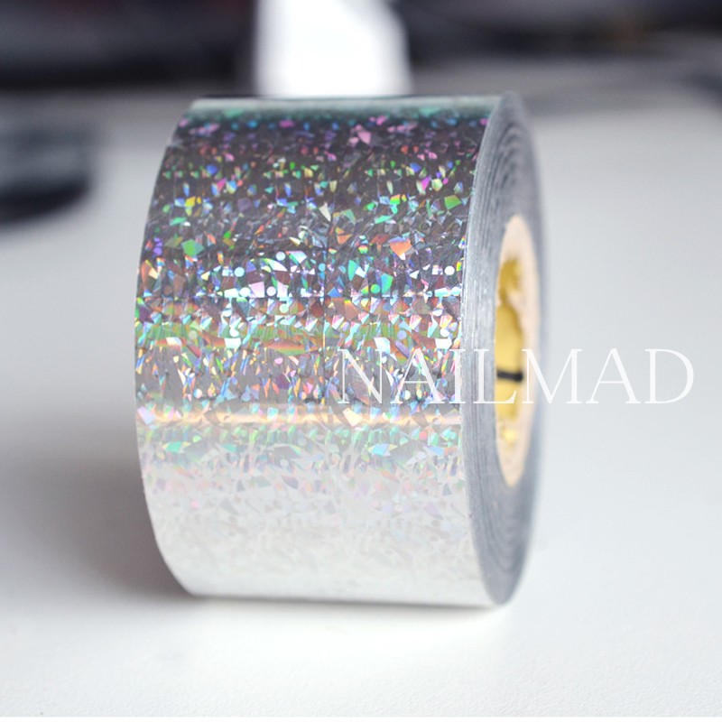 ホログラフィックネイルアートステッカー,120m x 4cm - Nail Art Xl のレビューと価格