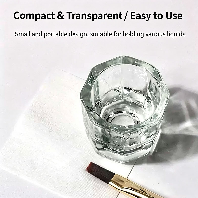 1個入り ネイルクリスタルガラス ネイルカップ ネイルパウダ - Acrylic Powder Clear のレビューと価格