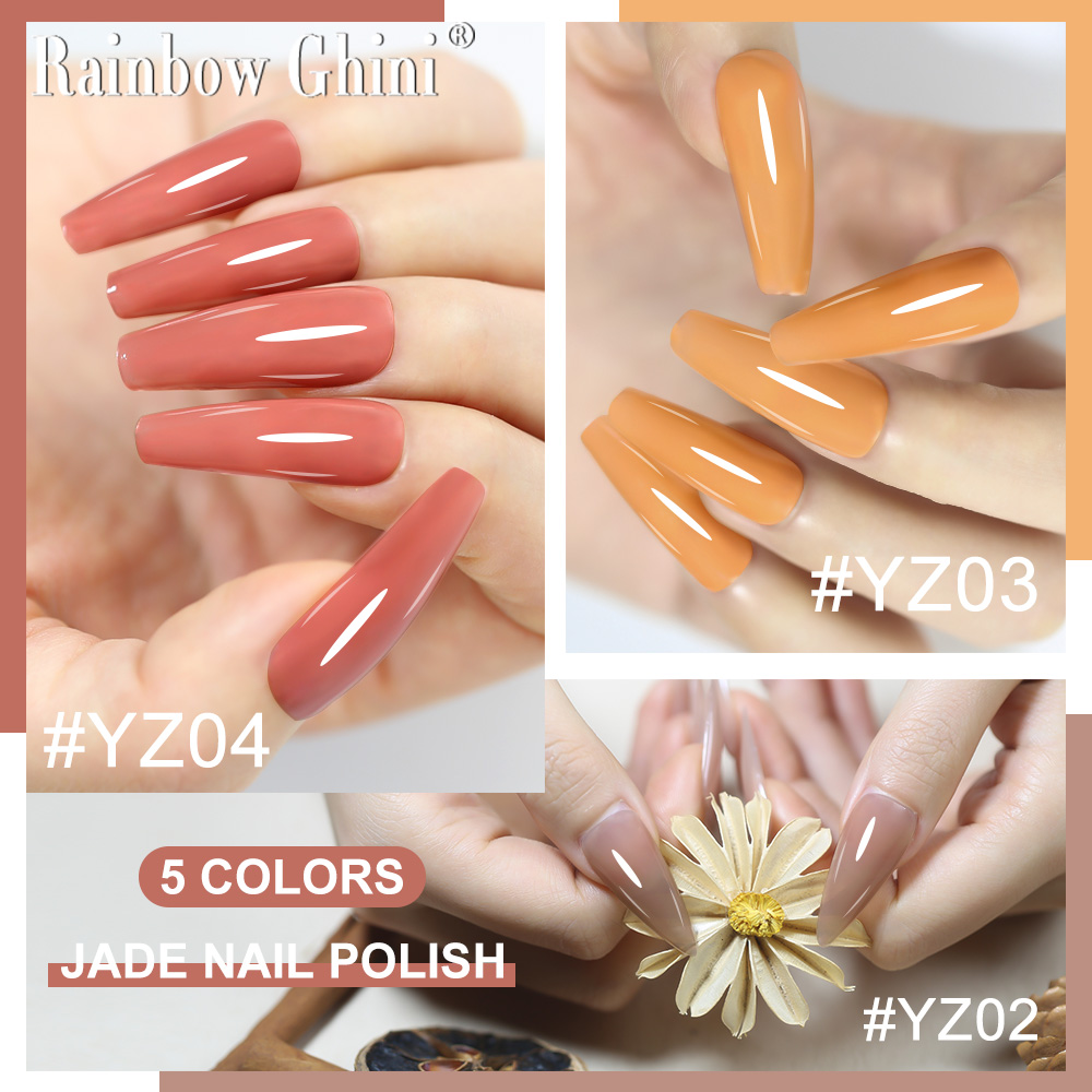 レインボー・ギーニ 15ml ヌードピンクジェイドジェルポリ - Nail Art Rainbow のレビューと価格