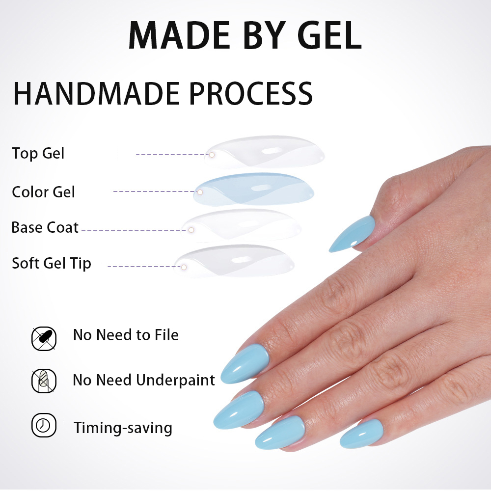 VITAGWX 32 個プレスオンネイルアーモンドネイルチッ - Nail Art Inspo のレビューと価格