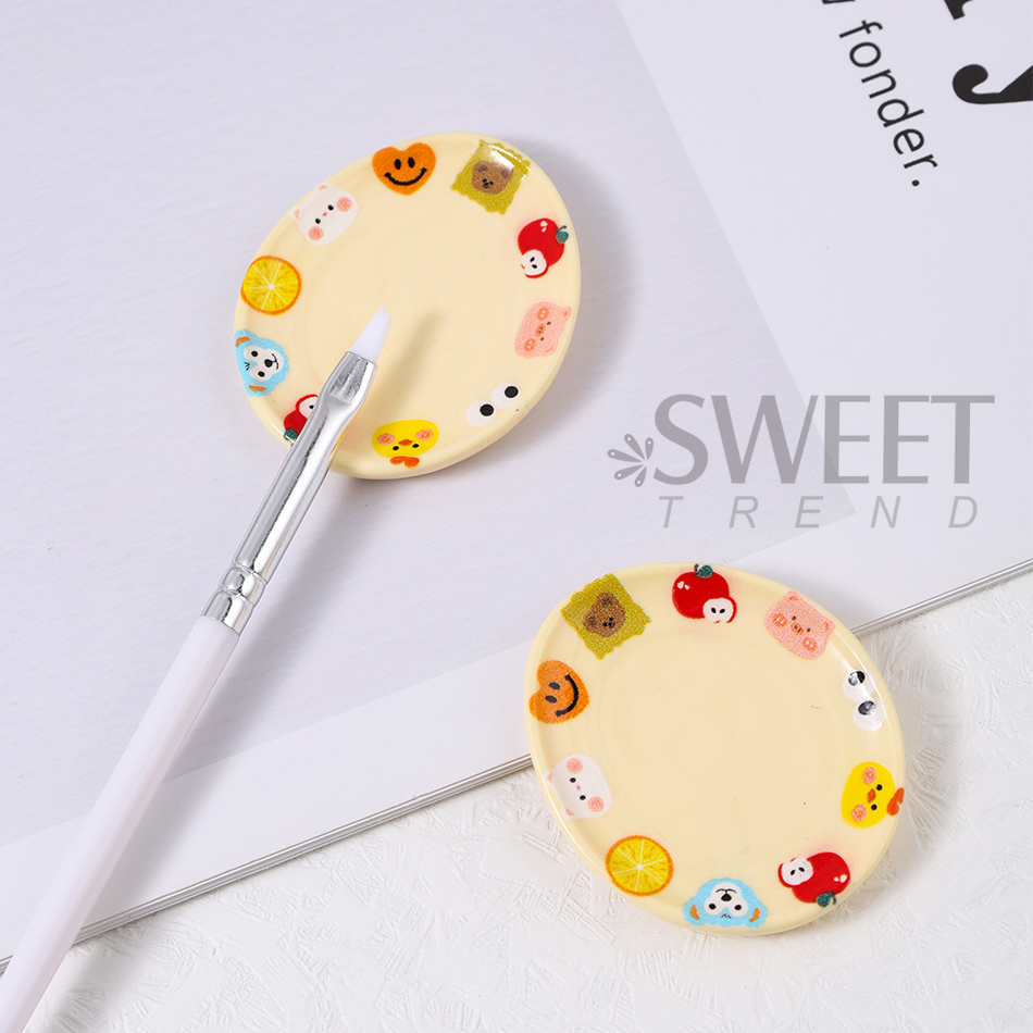 2 個漫画猫カラーパレットネイルアートミキシングカラー描画パ - Nail Art Full Color のレビューと価格