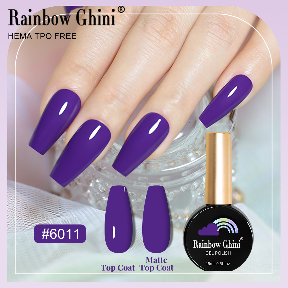 RG 15ml 17色 パープルシリーズ ネイルジェルポリッ - Nail Art Rainbow のレビューと価格