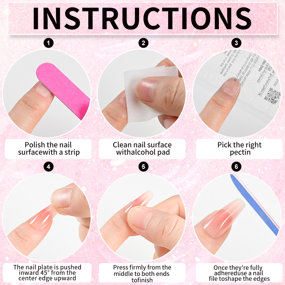 120個入りヌードホワイトフェイクネイル、接着剤が必要、グリ - Nail Art Xl のレビューと価格