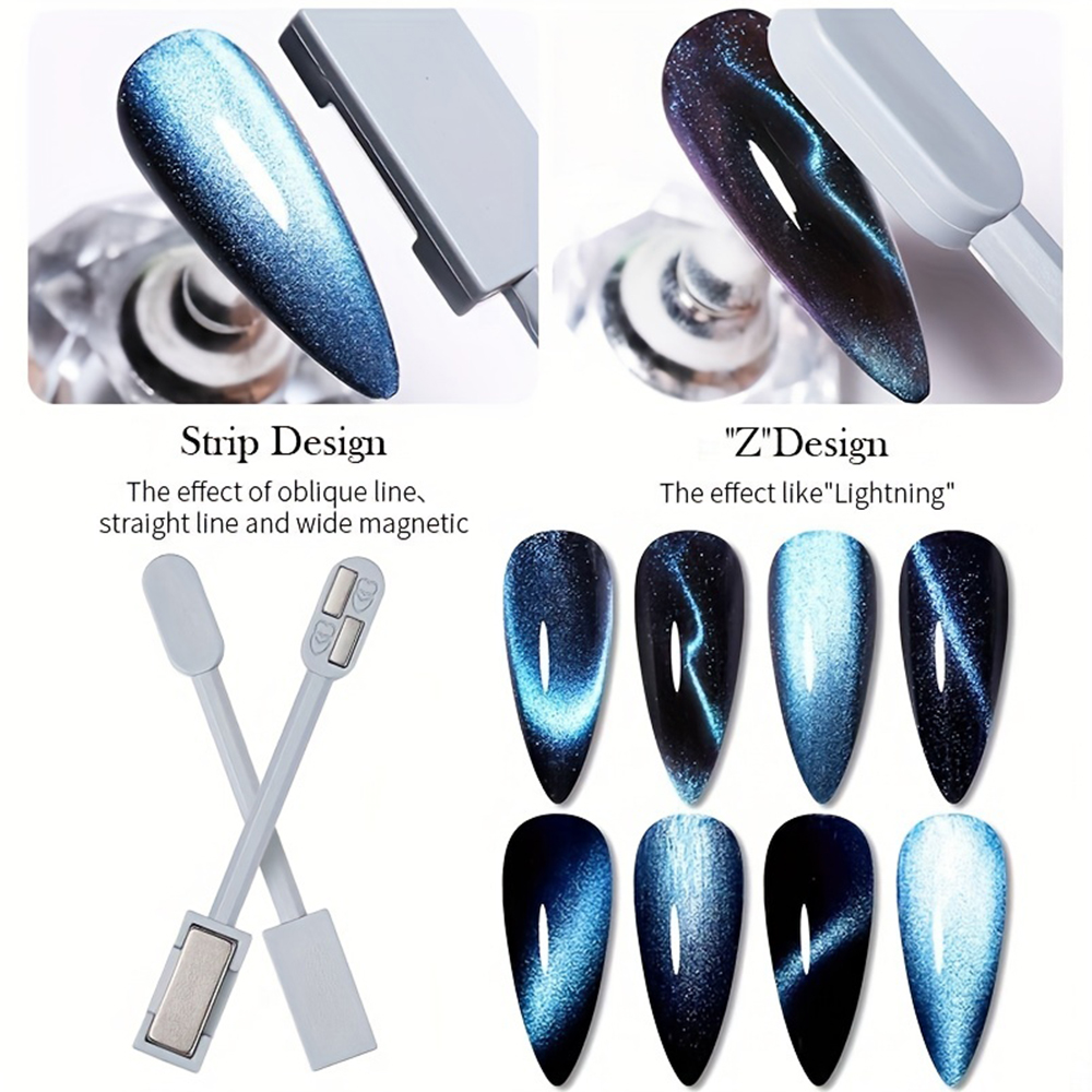 1/2個入りキャッツアイマグネットセット ネイルアート用 - - Nail Art Full Color のレビューと価格