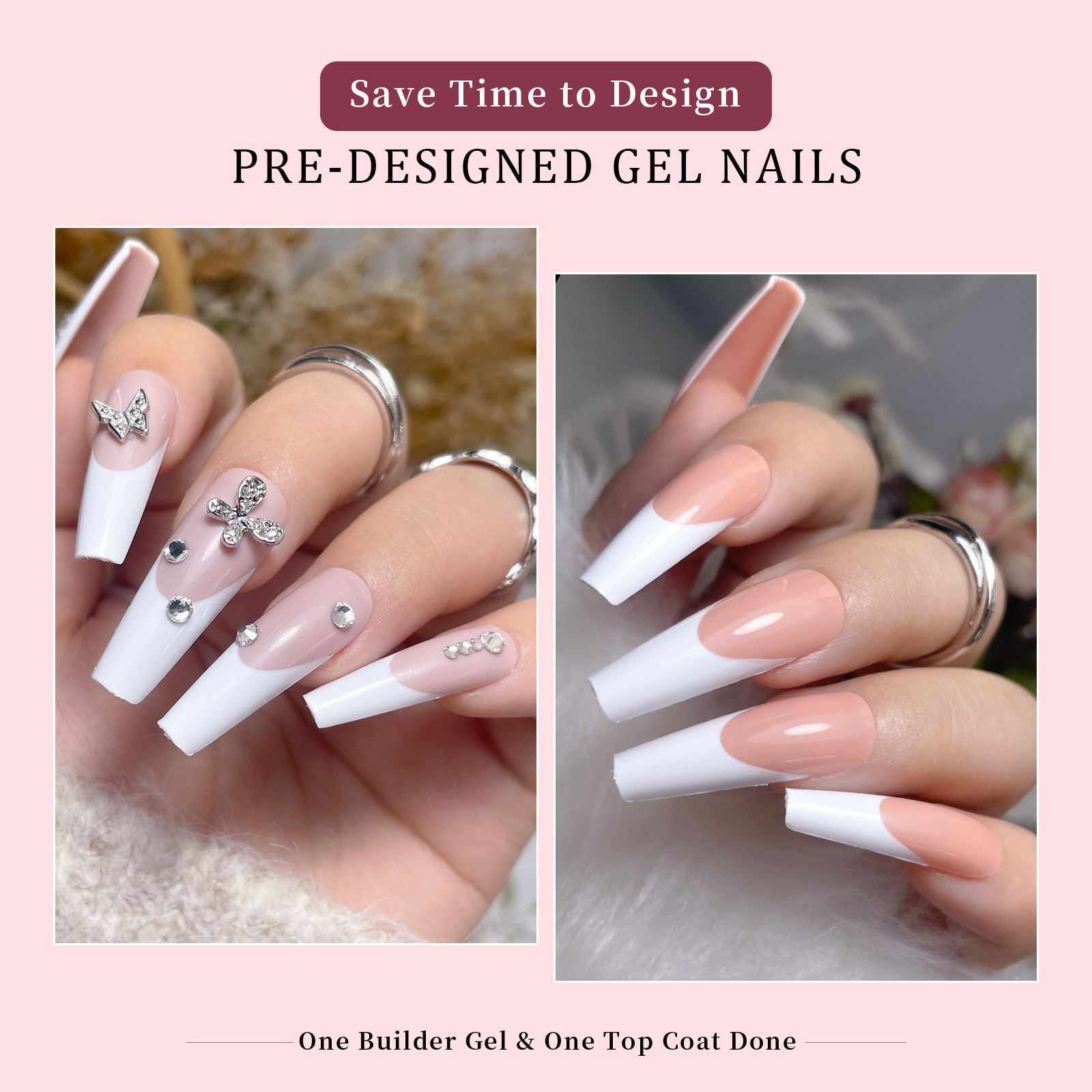 120 個のカラフルな偽の爪は接着剤が必要です爪にプレス女性 - Nail Art Xl のレビューと価格