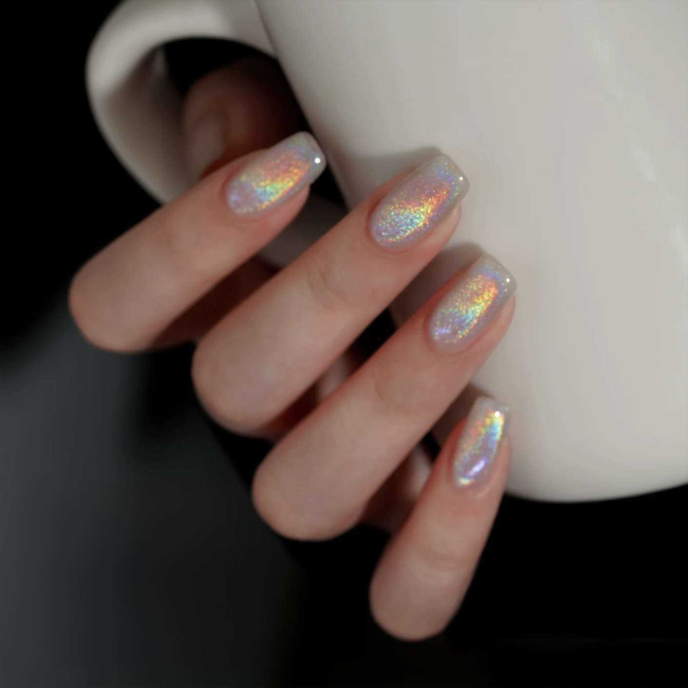MIANEL レーザー背景色なしレインボーマグネットジョーカ - Nail Art Rainbow のレビューと価格