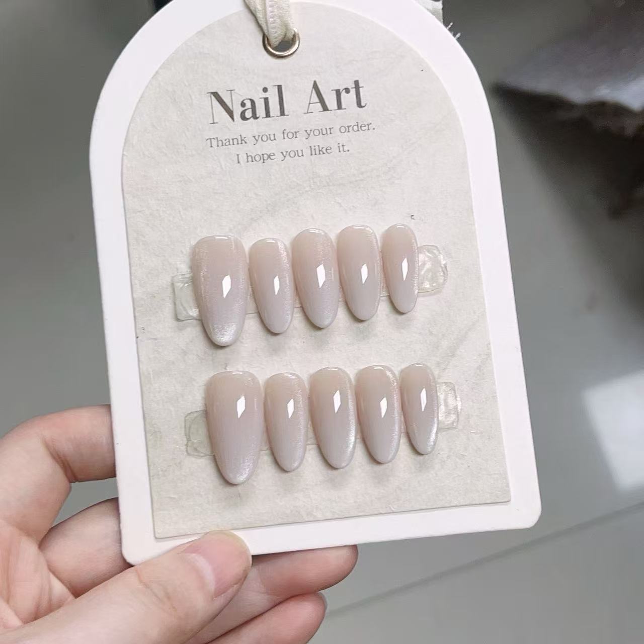 10枚入り ソリッドカラー ハンドメイド つけ爪 ミニマリス - Nail Art Full Color のレビューと価格