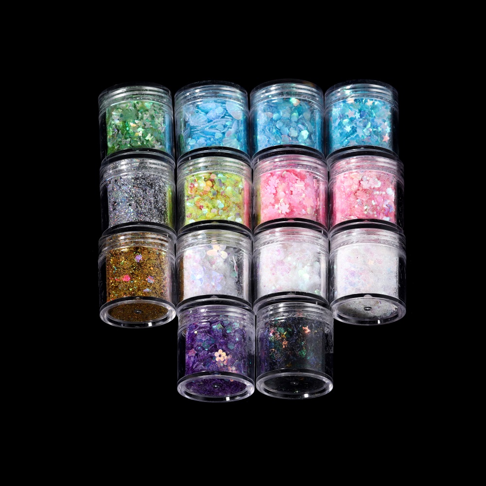エポキシ樹脂充填,10ml/ボックス,カラーグリッター,日曜 - Nail Art Inspo のレビューと価格