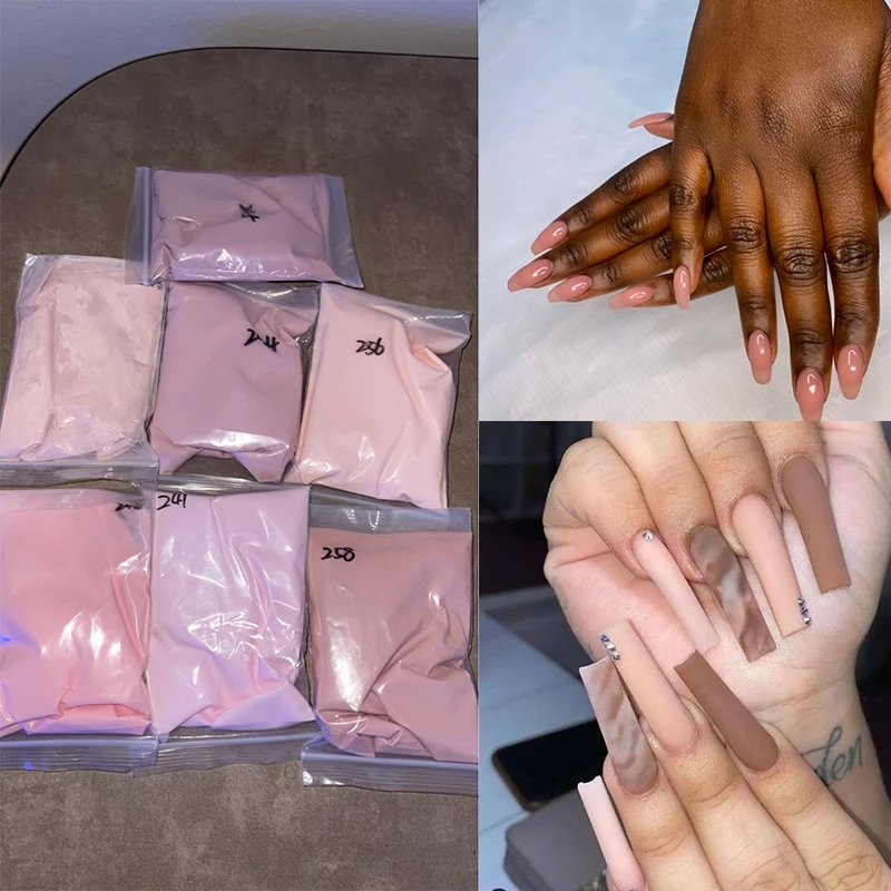 アクリルネイルパウダー,ヌード,無地,白,透明,ピンク,クロ - Acrylic Powder Clear のレビューと価格