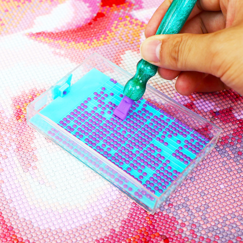 Homfun-多機能チップ付きダイヤモンドペイントペンセット - Nail Art Full Color のレビューと価格