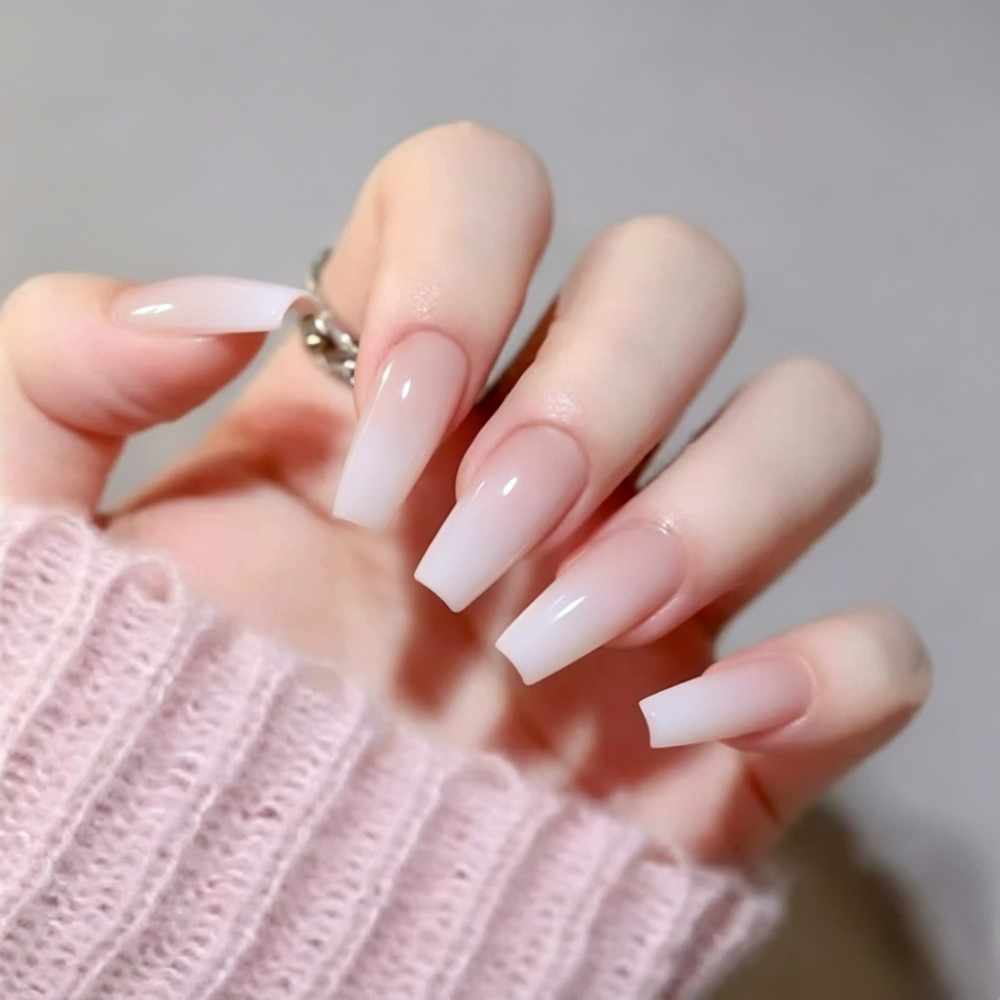24枚入り/箱 ロングコフィン型つけ爪 ローズ柄 グルー付き - Nail Art Full Color のレビューと価格