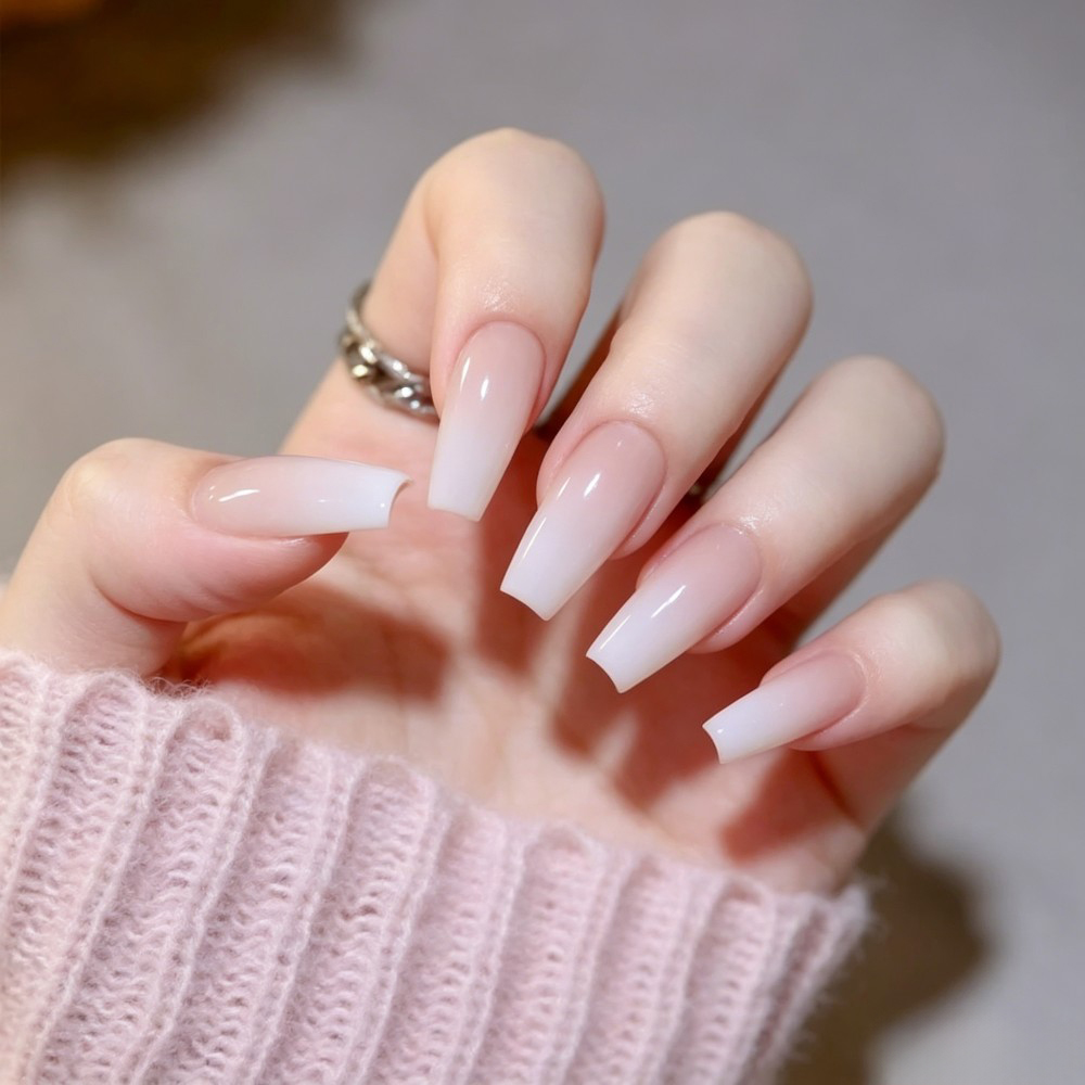 24枚入り/箱 ロングコフィン型つけ爪 ローズ柄 グルー付き - Nail Art Full Color のレビューと価格