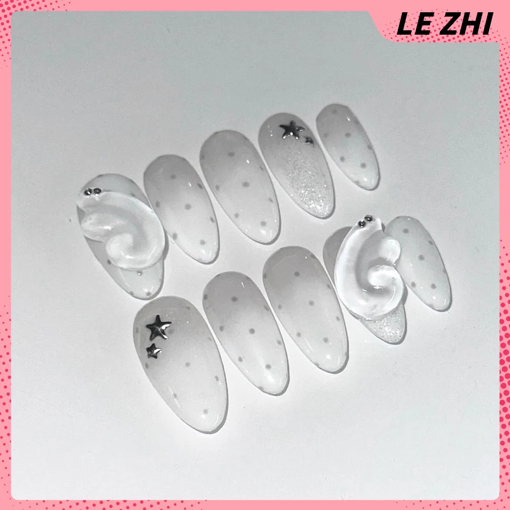 Y2Kレトロウィングスターグリッタープレスオンネイルアートア - Nail Art Inspo のレビューと価格
