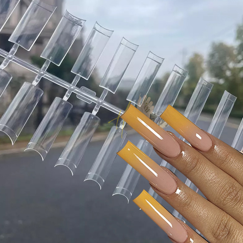偽のアクリルネイル,500個,湾曲した正方形,つけ爪,マニキ - Nail Art Xl のレビューと価格