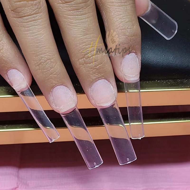 偽のアクリルネイル,500個,湾曲した正方形,つけ爪,マニキ - Nail Art Xl のレビューと価格